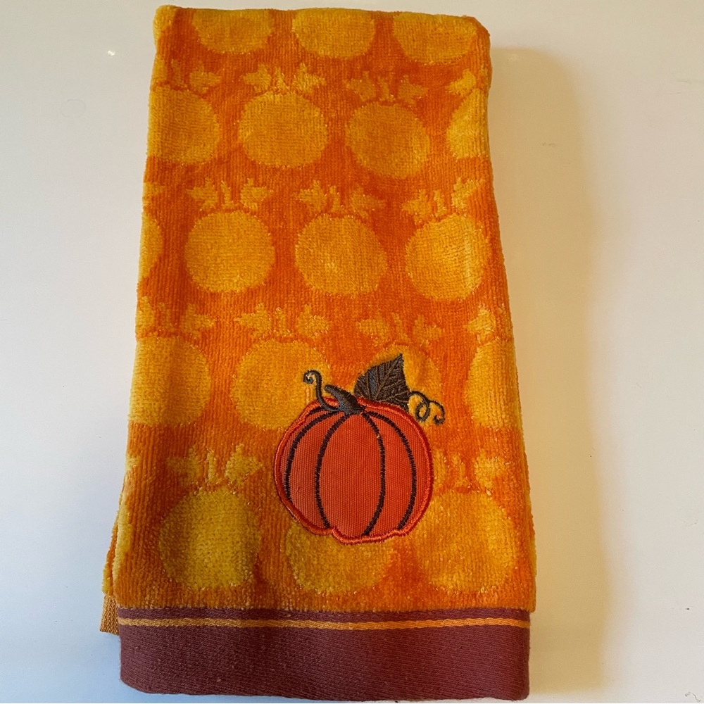 Fall Autumn Pumpkin Hand/Kitchen Towel